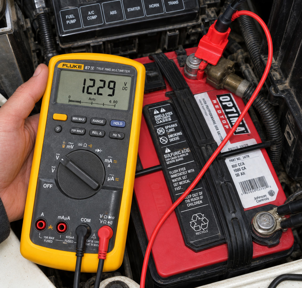 Jeep TJ Wrangler Charging at only 12.29 volts